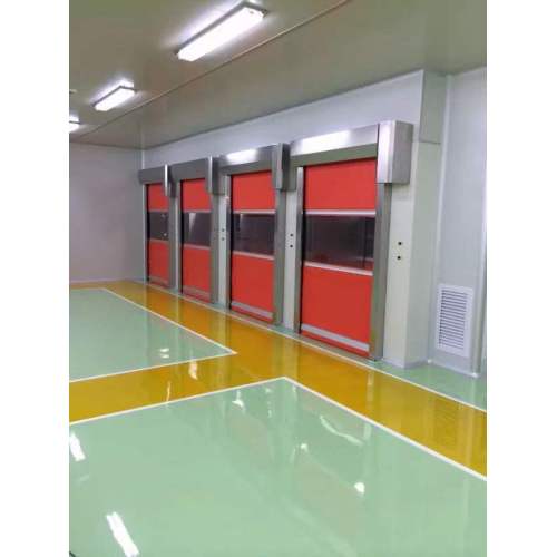 Freezer induction high speed rolling door