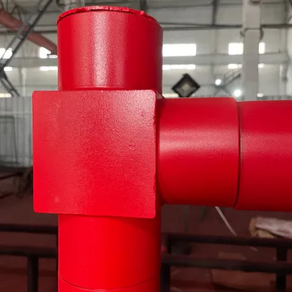 Oil pipe T-shaped tee pipe fittings hardware fittings