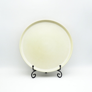 Novo design 12pcs Reativo Conto Glaze Cerâmica Dinnerware