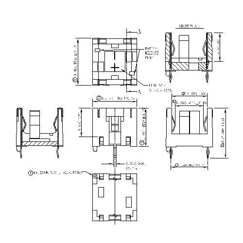 Coin Cell Holders FOR CR503A BT-S-SN-R-CR503A