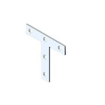 Sheet Fabrication Flat Metal Connecting Brackets for Wood