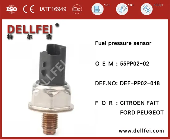 New Common Rail High Pressure Sensor 55PP02-02 for CITROEN,FAIT,FORD,PEUGEOT