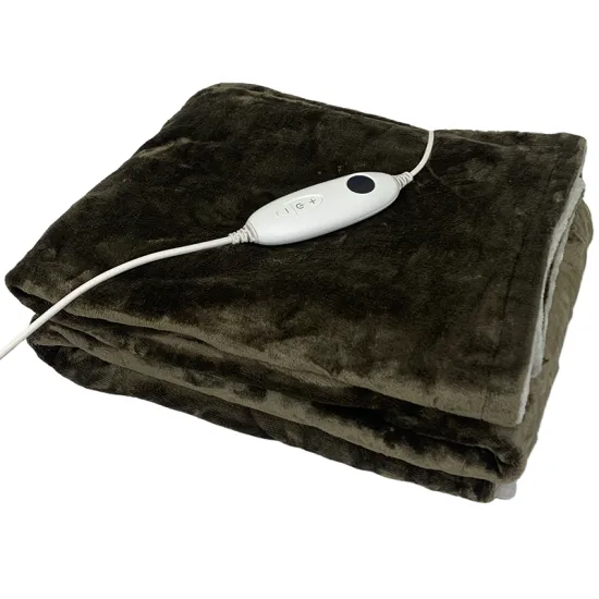 Heated Throw Blanket with 3-Hour Timer Auto-Off and 6 Heating Levels - Flannel Electric Blanket