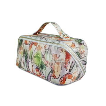 Large Capacity Waterproof Travel Cosmetic Bag for Women: Ultimate Makeup Organizer with Handle