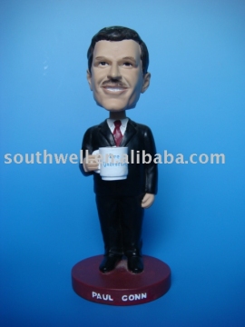 Bobble head,19 cm high,polyresin crafts--cooperate gifts