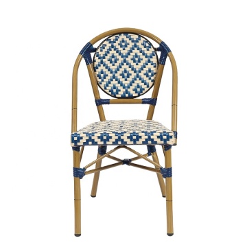 Hot Sale French Style Rattan Chairs for Cafe and Restaurant Furniture