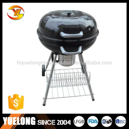 22 '' Round Shape Out Door garden kettle BBQ Grill cart