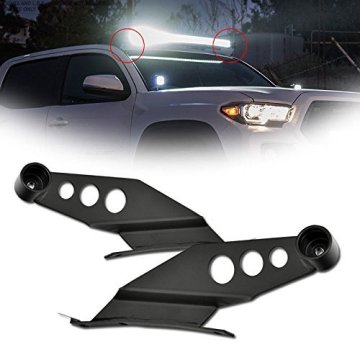 Custom Roof Mount Brackets Rack Kit for 50" LED Light Bar - Toyota Tacoma 2005-2015