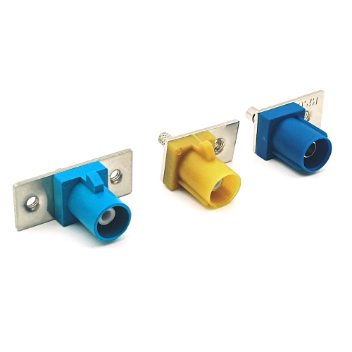 Straight Fakra Male Panel Mount RF Coaxial Connector