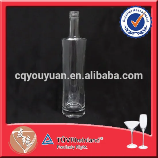wholesale high quality 698ml glass distilled bottle