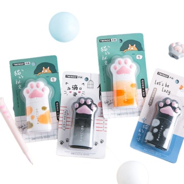Large Capacity Cartoon Cat's Claw Correction Tape
