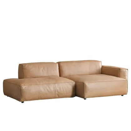 Cheap High-Density Sponge Leather Miller Tatami Como Fancy Sofa Set