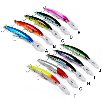 Plastic Hard Stick Bait Swimbait - 17cm 27g Floating Jerk Bait for Topwater Fishing