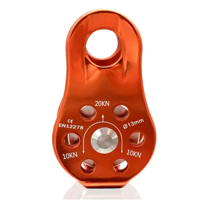 Single Pulley for Mountaineering Rope Transportation