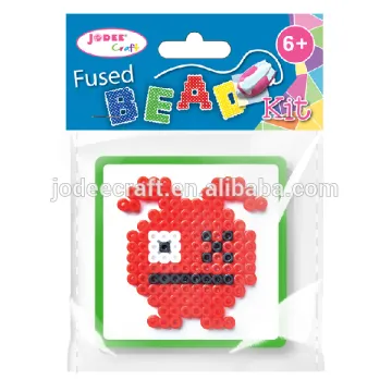 DIY non toxic Hama bead art for kids