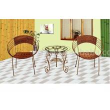 plastic rattan set