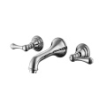 Double lever basin mixer for concealed installation