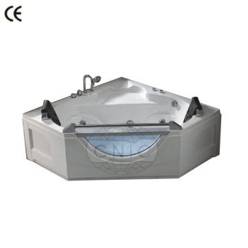 Corner whirlpools massage bathtub for adult