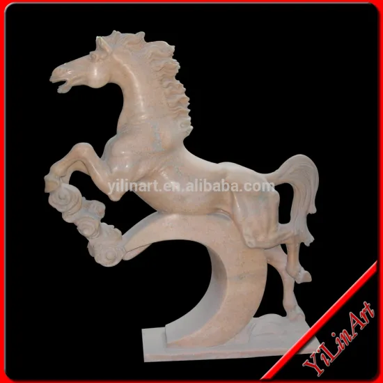 Natural stone running horse statue for sale