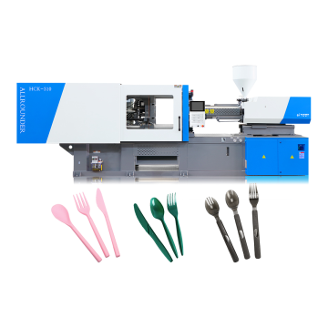 Energy-Saving Haichen 230 Ton Servo Motor Plastic Cutlery Injection Molding Machine