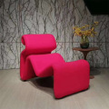 Replica Designer Lounge Leather Chair for Villa