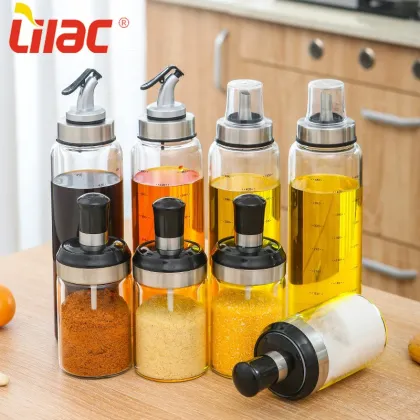Lilac FREE Sample borosilicate seasoning/oil dispenser