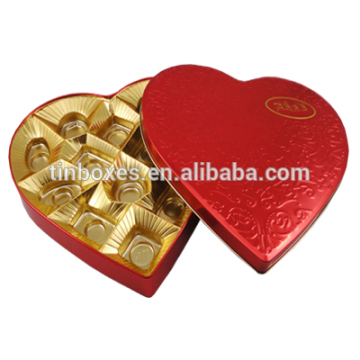chocolate wedding favor tin box
