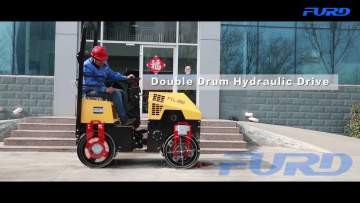 Double drum vibratory roller asphalt paving vibratory roller vibratory drum roller FYL-880