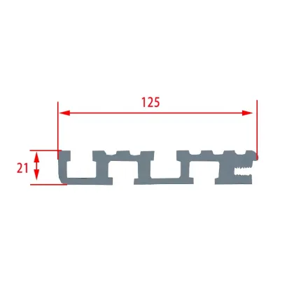 Bimore Elevator Door Sill TOEC-4032003100 Aluminium Alloy Landing Sill