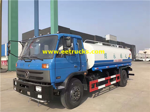 8500L 4x2 دونغفنغ شاحنات صهريج لنقل المياه