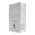 Gjenbrukbar grov matt hvit kraftpapir kaffeposer toronto