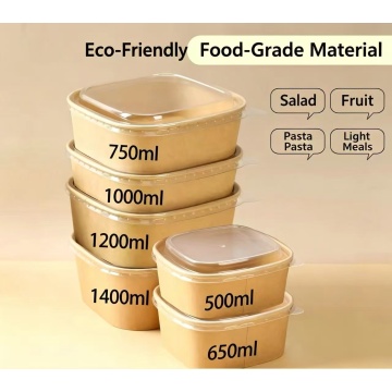 1400ml persegi kalis air, bekas pakai buang