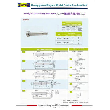 Custom Straight Core Pins