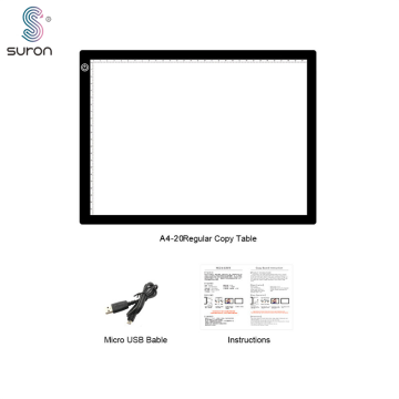 Suron Dimmable Brillo Artcraft Rasting Light Pad A4