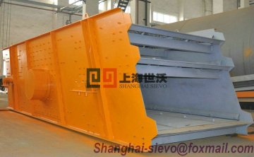 rotary vibrating screen for particle