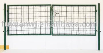 double garden gate