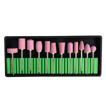 12Pcs/Box PA Abrasive Grinding Tools - Polishing Wheels & Mini Drill Bits (2.35mm Shank)