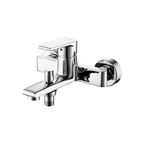 Bathroom modern brass bath shower mixer for exposed installation