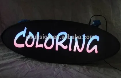 LED illuminated sign board attractive LED sign