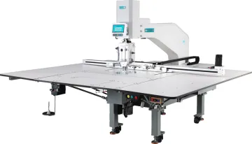 Micro-oil head rotating intelligent template sewing machine