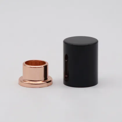 Aluminum Cap Black Magnetic Perfume Bottle Cap
