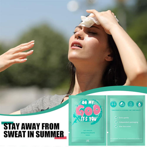 Khăn lau ướt khử mùi và chống mồ hôi nách nữ một mảnh tùy chỉnh