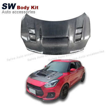 Tudung serat karbon berkualiti tinggi untuk Suzuki Swift ZC33S - Menaik taraf Kit Perlindungan Enjin Depan