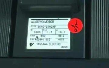 SGMG-20A2AB Yaskawa High Power Electronic Brushless Motor