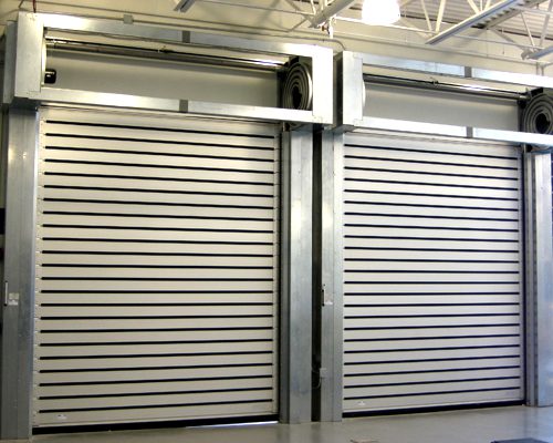 Logistics Park Door Solution High Speed Spiral Doors