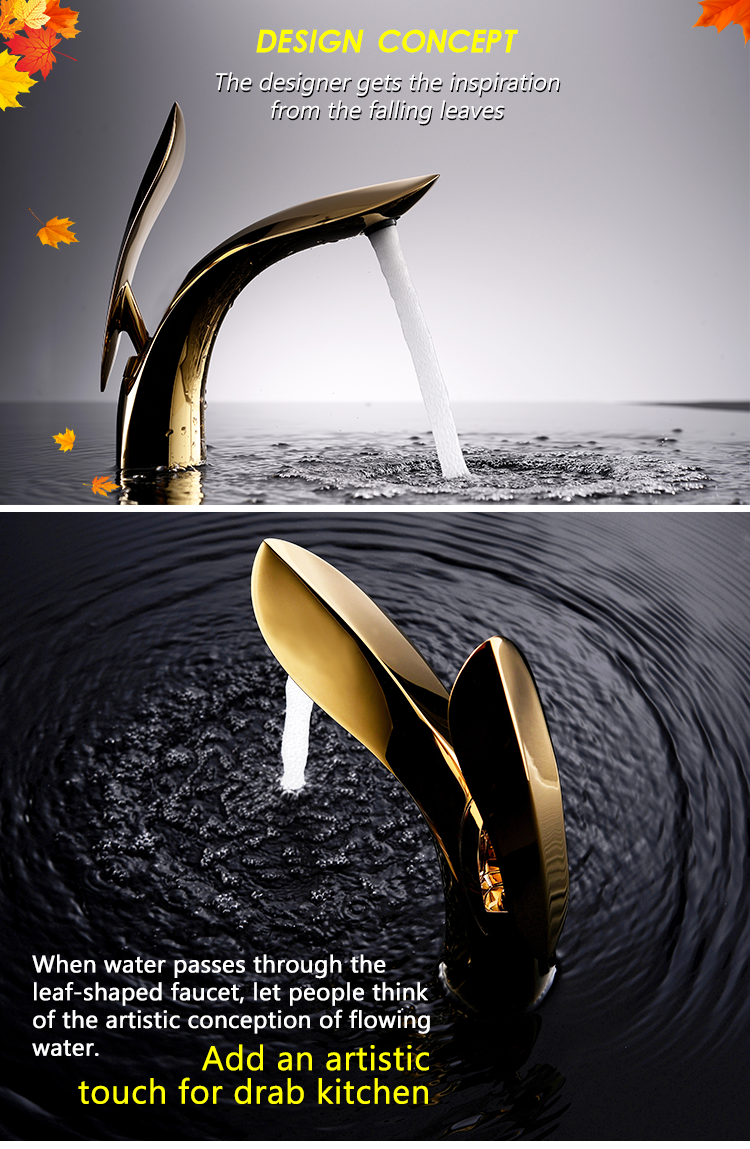 Gold plated faucet