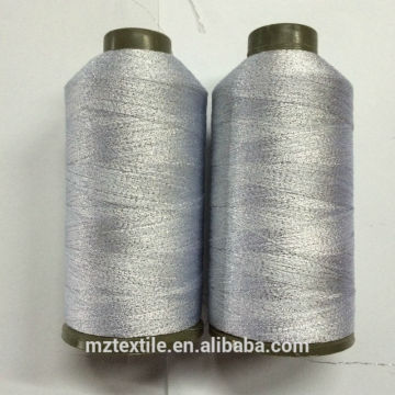 150D *2 SILVER COLOR COMPOSITE YARN EMBROIDERY THREAD