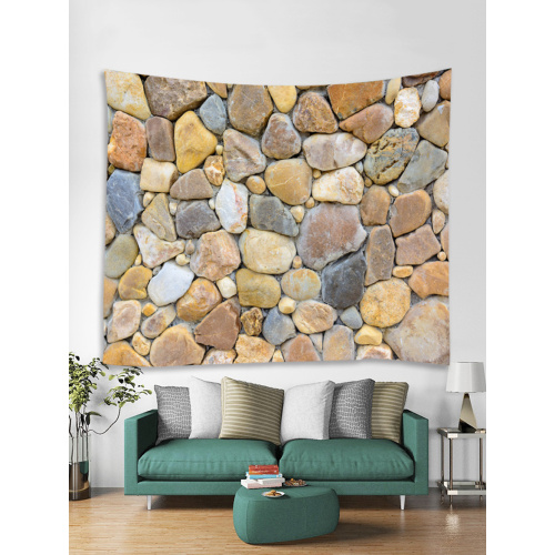 Cobblestone Wall Tapestry Nature Tapestry Wall Hanging Polyester 3D Print Tapestry for Livingroom Bedroom Home Dorm Decor