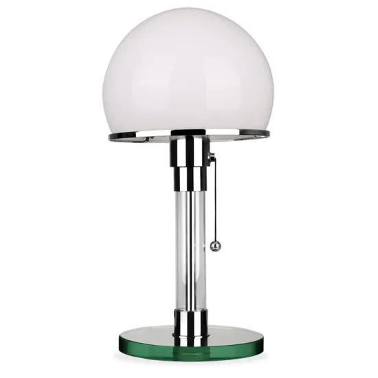 INSHINE White Side Glass Table Lamp