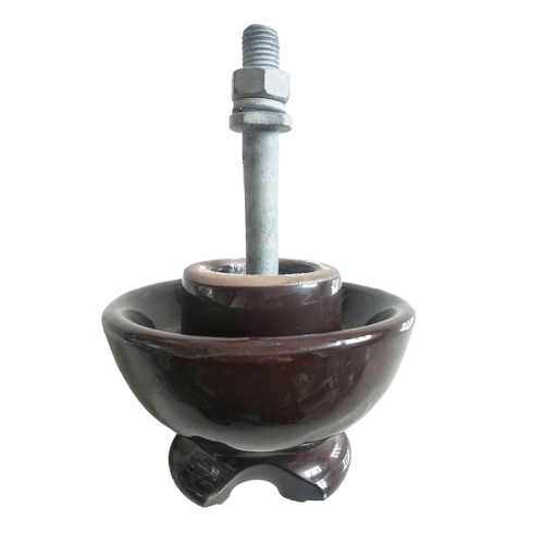 Pin type anti-pollution porcelain insulator